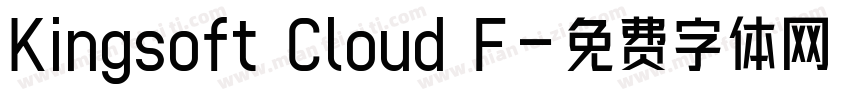Kingsoft Cloud F字体转换